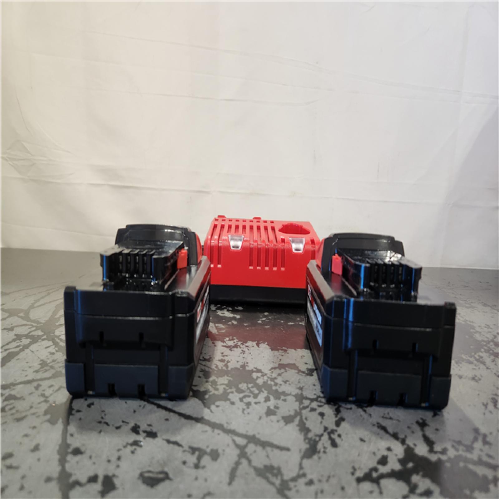 AS-IS- Milwaukee 18-Volt Lithium-Ion High Output 6.0Ah Battery Pack (2-Pack)