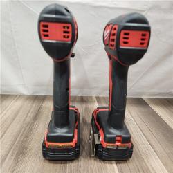 AS-IS- Milwaukee 18V Cordless Brushed 2-Tool Drill/Driver and Impact Driver Kit