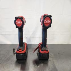 AS-IS- Milwaukee FUEL 18V Lithium-Ion Brushless Cordless Hammer Drill and Impact Driver Combo Kit