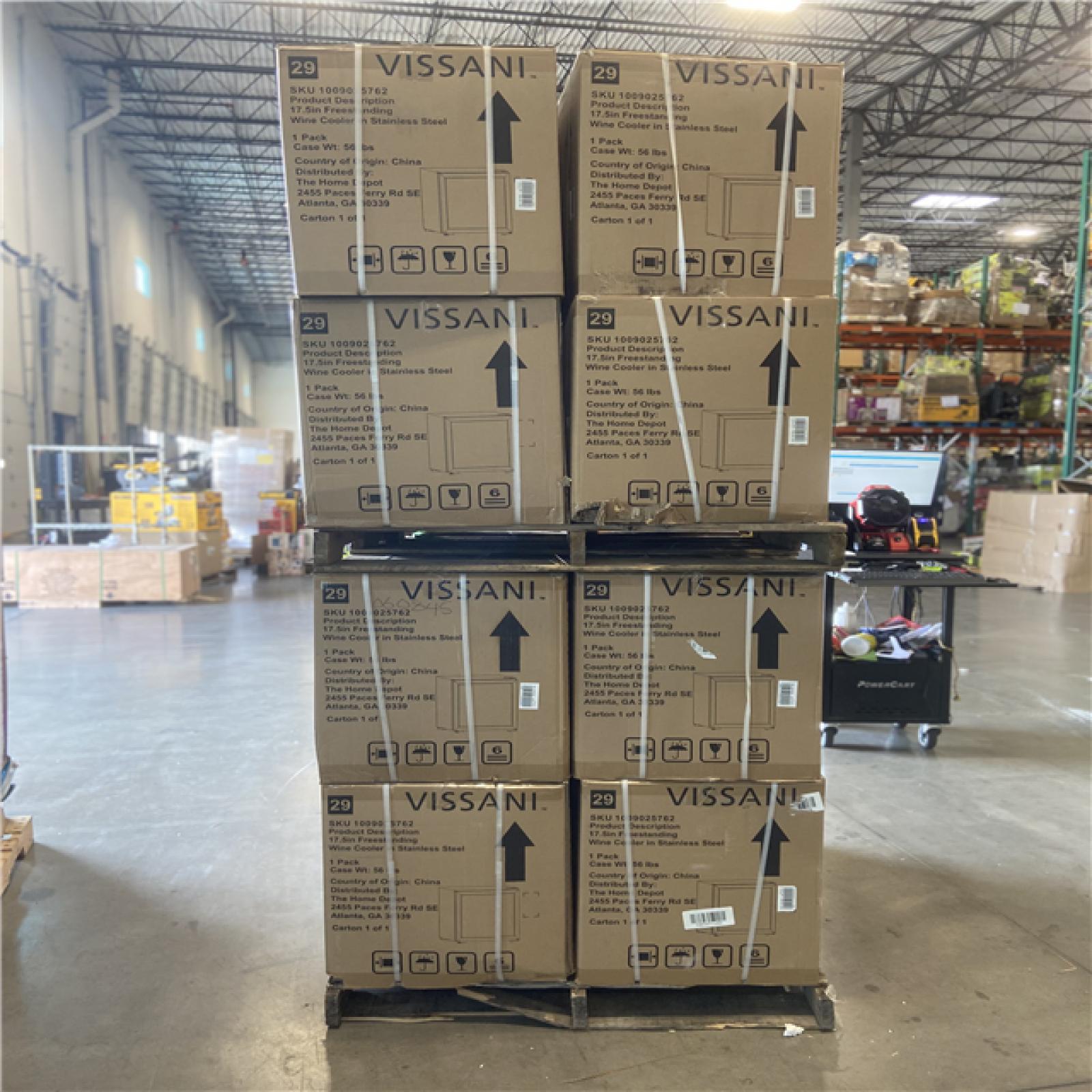 DALLAS LOCATION - 17.5 IN FREESTANDING WINE COOLER IN STAINLESS STEEL (16 UNITS)