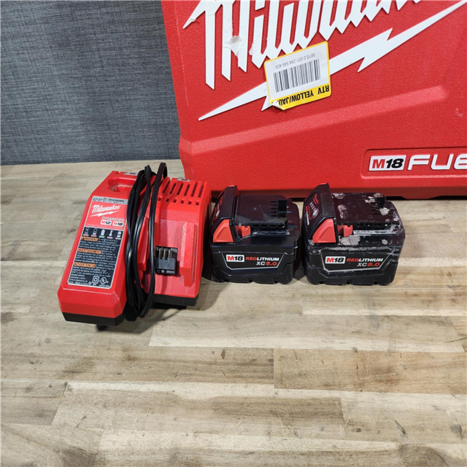 HOUSTON LOCATION - AS-IS MILWAUKEE FUEL 18V Lithium-Ion Brushless Cordless Hammer Drill and Impact Driver Combo Kit (2-Tool) with 2 Batteries