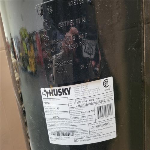 CALIFORNIA AS-IS HUSKY AIR COMPRESSOR