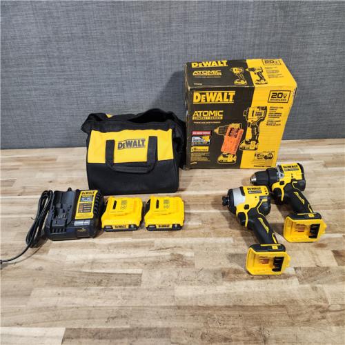 HOUSTON LOCATION - AS-IS DEWALT ATOMIC 20-Volt MAX Lithium-Ion Cordless Combo Kit