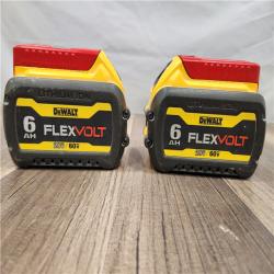 AS-IS - DEWALT FLEXVOLT 20V/60V MAX Lithium-Ion 6.0Ah Battery Pack (2 Pack)