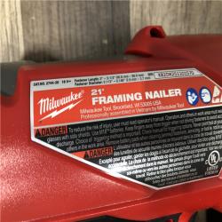 AS-IS Milwaukee FUEL 3-1/2 in. 18-Volt 21-Degree Lithium-Ion Brushless Cordless Framing Nailer (Tool-Only)