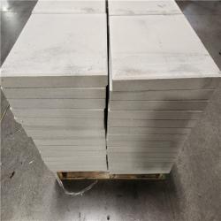 Phoenix AS-IS Oldcastle 15.75 in. x 15.75 in. x 1.75 in. White Concrete Step Stone (90- Piece Pallet)
