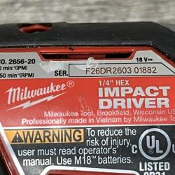 AS-IS Milwaukee 18V Lithium-Ion Cordless Drill Driver/Impact Driver Combo Kit
