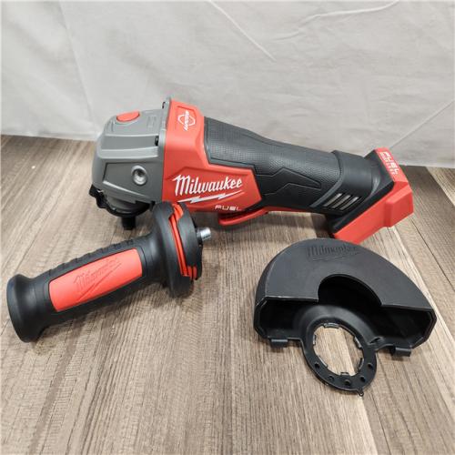 AS-IS- Milwaukee FUEL 18-Volt Lithium-Ion Brushless Cordless 4-1/2 in./5 in. Grinder W/Paddle Switch (Tool-Only)