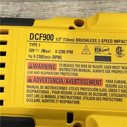 AS-IS DEWALT 20V MAX Lithium-Ion Cordless 1/2 in. Impact Wrench Kit