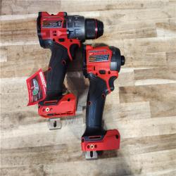 HOUSTON LOCATION - AS-IS (APPEARS LIKE NEW) Milwaukee FUEL 18V Lithium-Ion Brushless Cordless Hammer Drill and Impact Driver Combo Kit