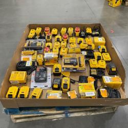 DALLAS LOCATION - AS-IS BATTERY AND CHARGERS PALLET