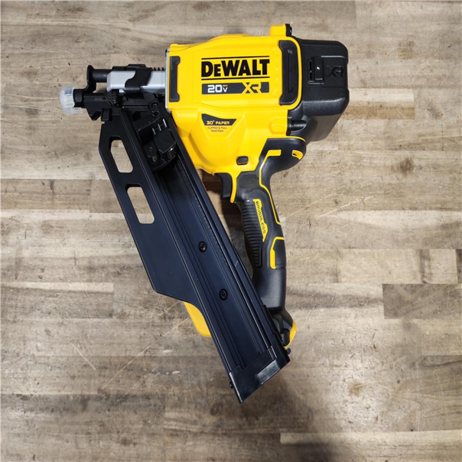 HOUSTON LOCATION - AS-IS DEWALT 20-Volt 30° Cordless Framing Nailer (Tool-Only)