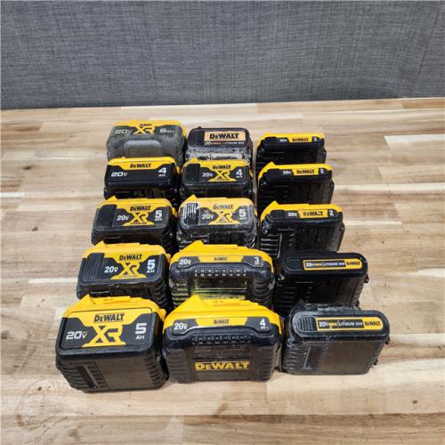 HOUSTON LOCATION - AS-IS DEWALT BATTERY PACK QTY - 15