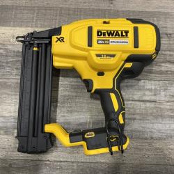 AS-IS DEWALT 20V MAX XR Lithium-Ion Electric Cordless 18-Gauge Brad Nailer (Tool Only)
