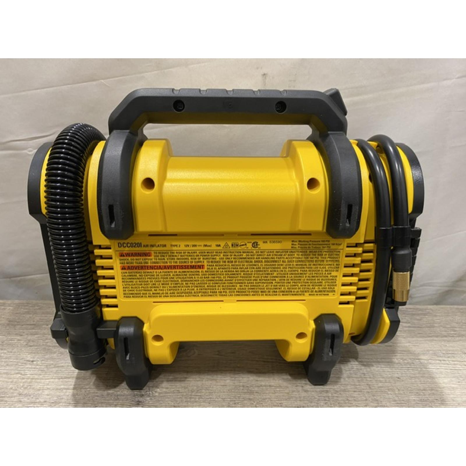 AS-IS DEWALT 20V MAX Cordless Electric Portable Inflator (Tool Only)