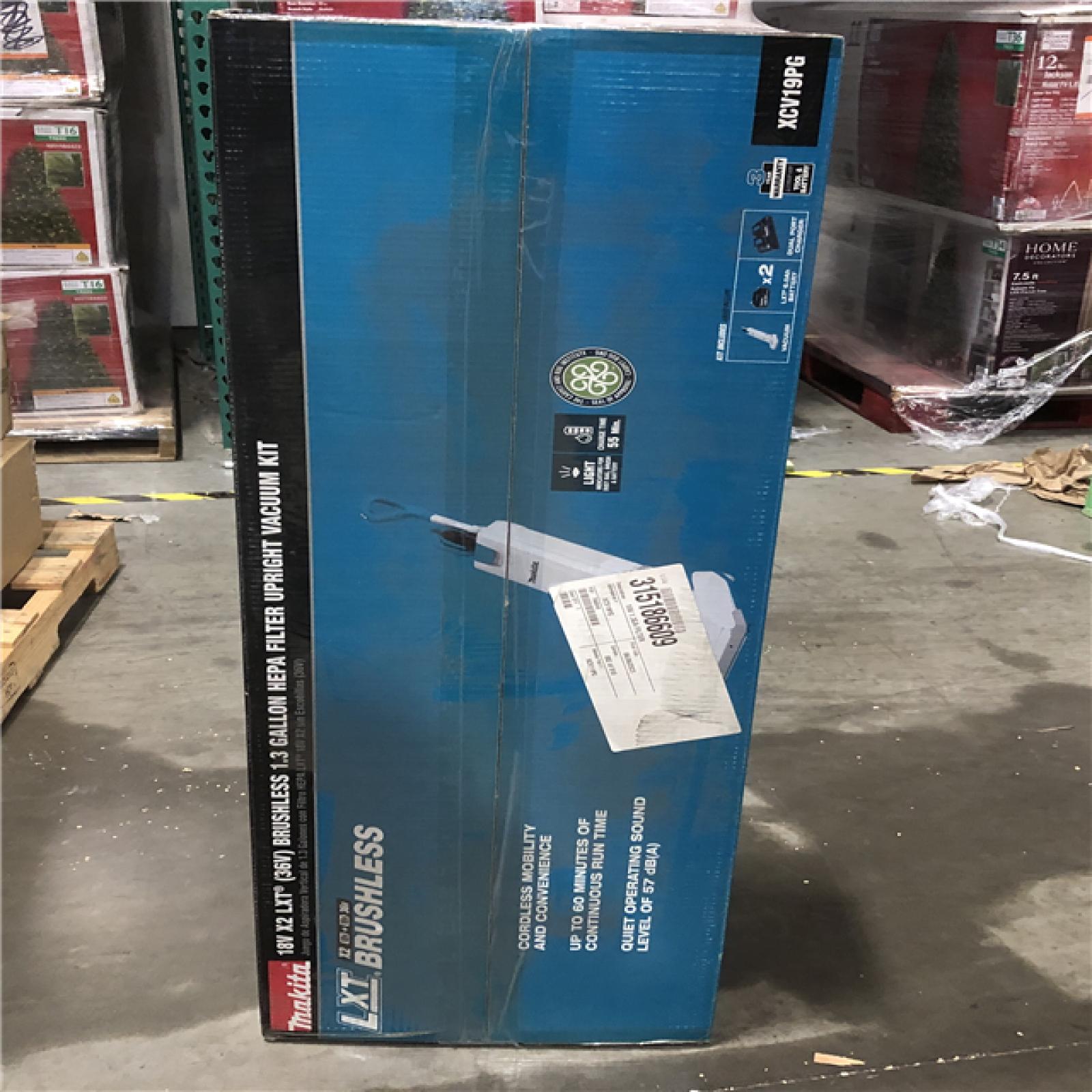 NEW! - Makita 18V X2 LXT Lithium-Ion (36V) 6.0 Ah Brushless Cordless 1.3 Gal. HEPA Filter Upright Vacuum