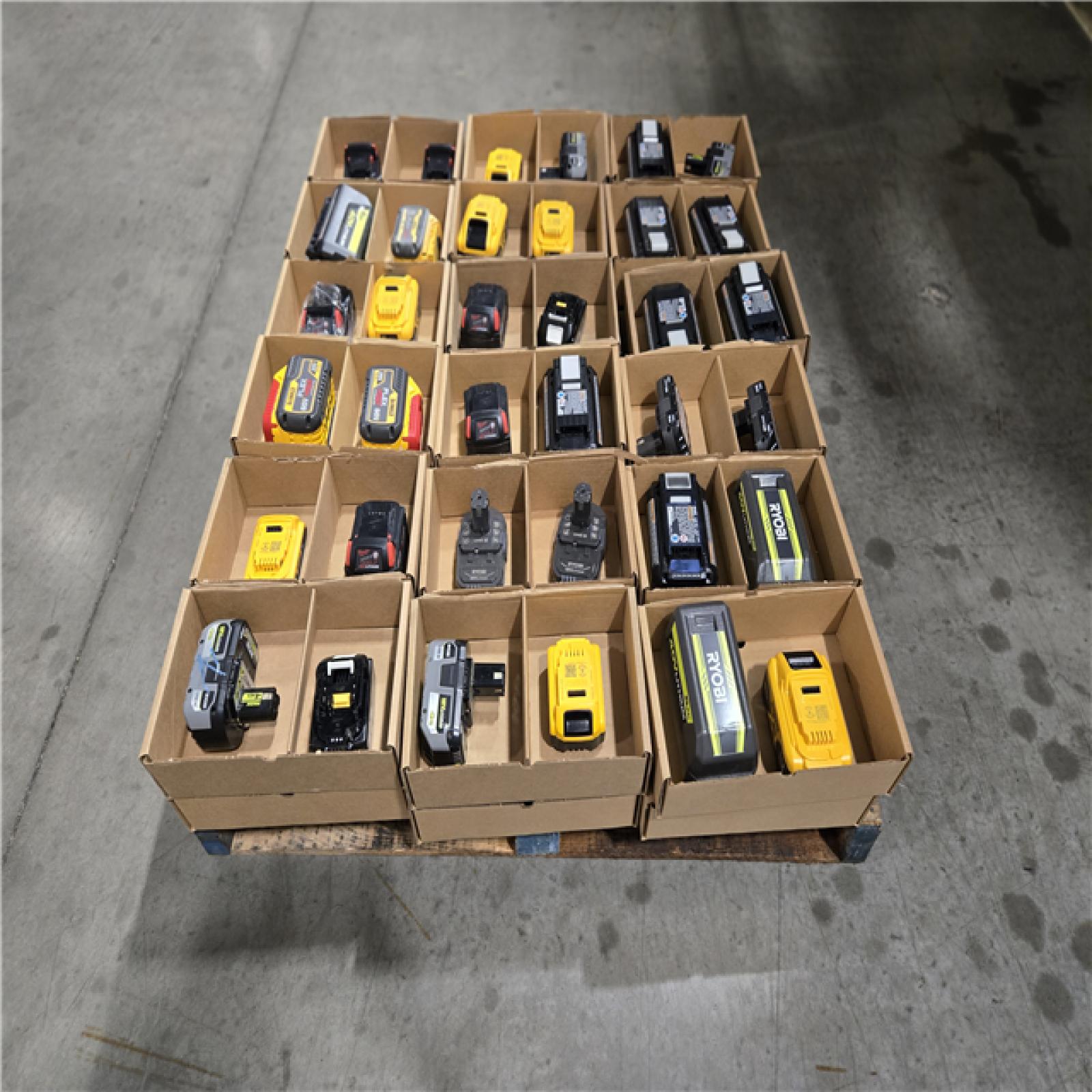 DALLAS LOCATION- AS-IS BATTERY PALLET