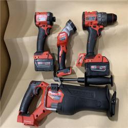 Good - M18 FUEL 18V Lithium-Ion Brushless Cordless Combo Kit with Two 5.0 Ah Batteries  1 Charger 1 Tool Bag