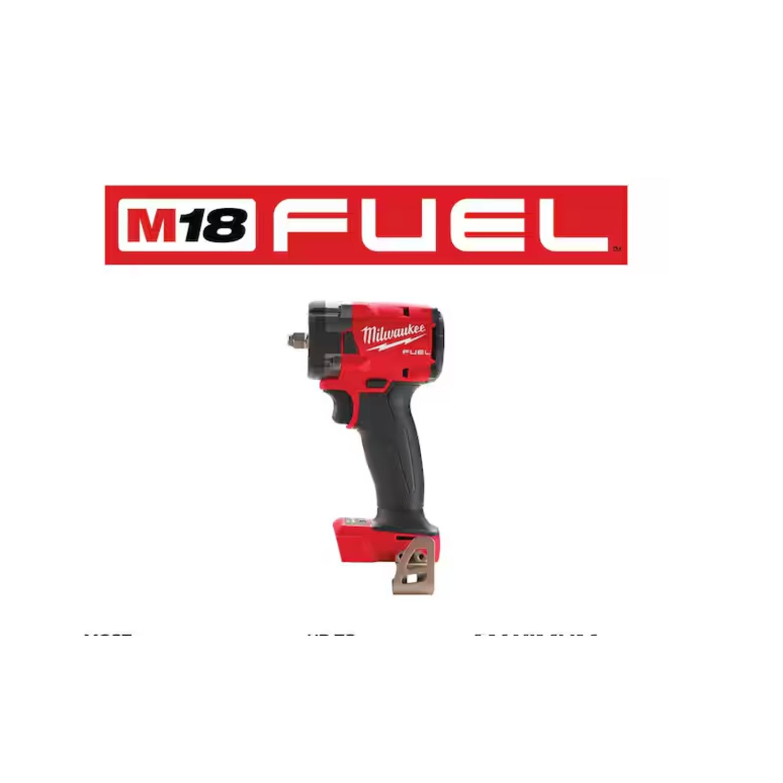 NEW! - Milwaukee M18 FUEL GEN-3 18V Lithium-Ion Brushless Cordless 3/8 in. Compact Impact Wrench with Friction Ring (Tool-Only)