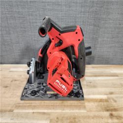 HOUSTON LOCATION - AS-IS Milwaukee FUEL 18V Lithium-Ion Cordless Brushless 6-1/2 in. Plunge Cut Track Saw (Tool-Only)