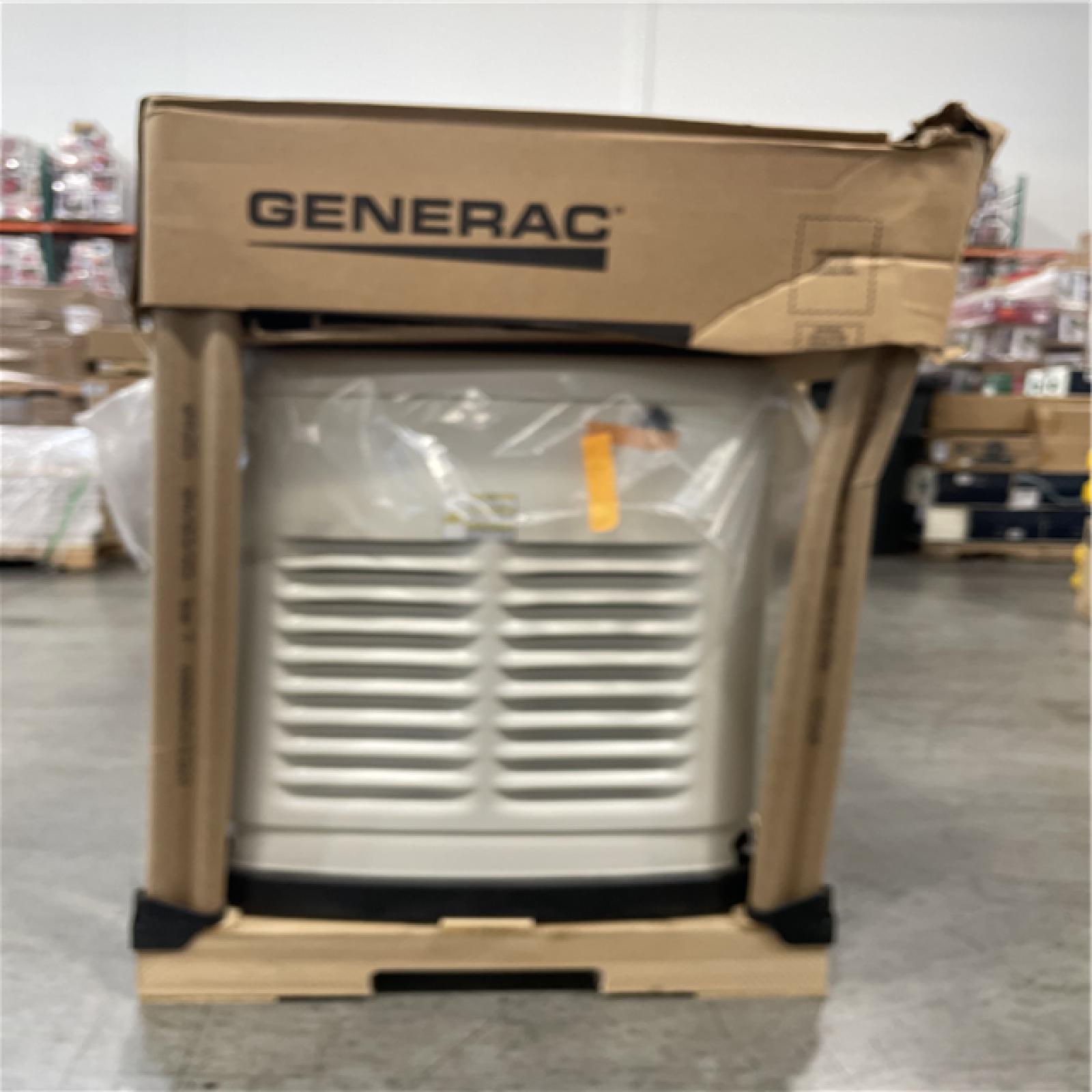DALLAS LOCATION- GENERAC 22kW - Dual Fuel Air- Cooled Whole House Home Standby Generator With Transfer Switch