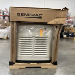 DALLAS LOCATION- GENERAC 22kW - Dual Fuel Air- Cooled Whole House Home Standby Generator With Transfer Switch