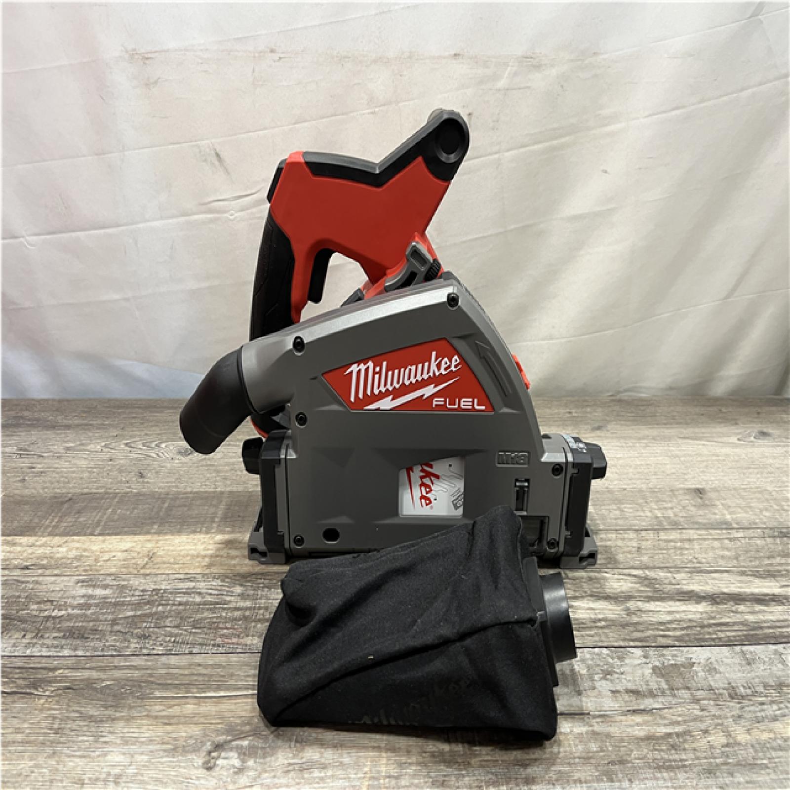 AS-IS Milwaukee FUEL 18V Lithium-Ion Cordless Brushless 6-1/2 in. Plunge Cut Track Saw (Tool-Only)