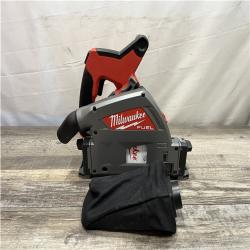 AS-IS Milwaukee FUEL 18V Lithium-Ion Cordless Brushless 6-1/2 in. Plunge Cut Track Saw (Tool-Only)