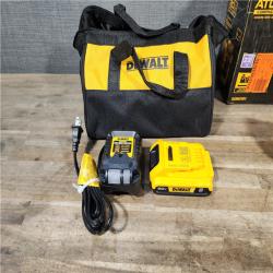 HOUSTON LOCATION - AS-IS DEWALT ATOMIC 20V MAX Lithium Ion Cordless 23 Gauge Pin Nailer Kit with 2.0Ah Battery and Charger