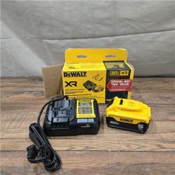 AS-IS DEWALT 20-Volt Maximum XR 5.0 Ah Battery Pack and Charger