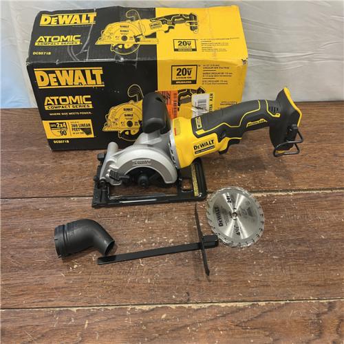 AS-IS DEWALT ATOMIC 20V MAX Cordless Brushless 4-1/2 in. Circular Saw (Tool Only)