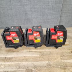 HOUSTON LOCATION - AS-IS MILWAUKEE 3 LASER TOOL COMBO
