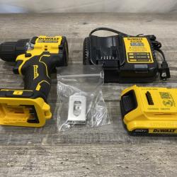 AS-IS DEWALT Atomic 20V Lithium-Ion Cordless Compact 1/2 in. Drill/Driver Kit