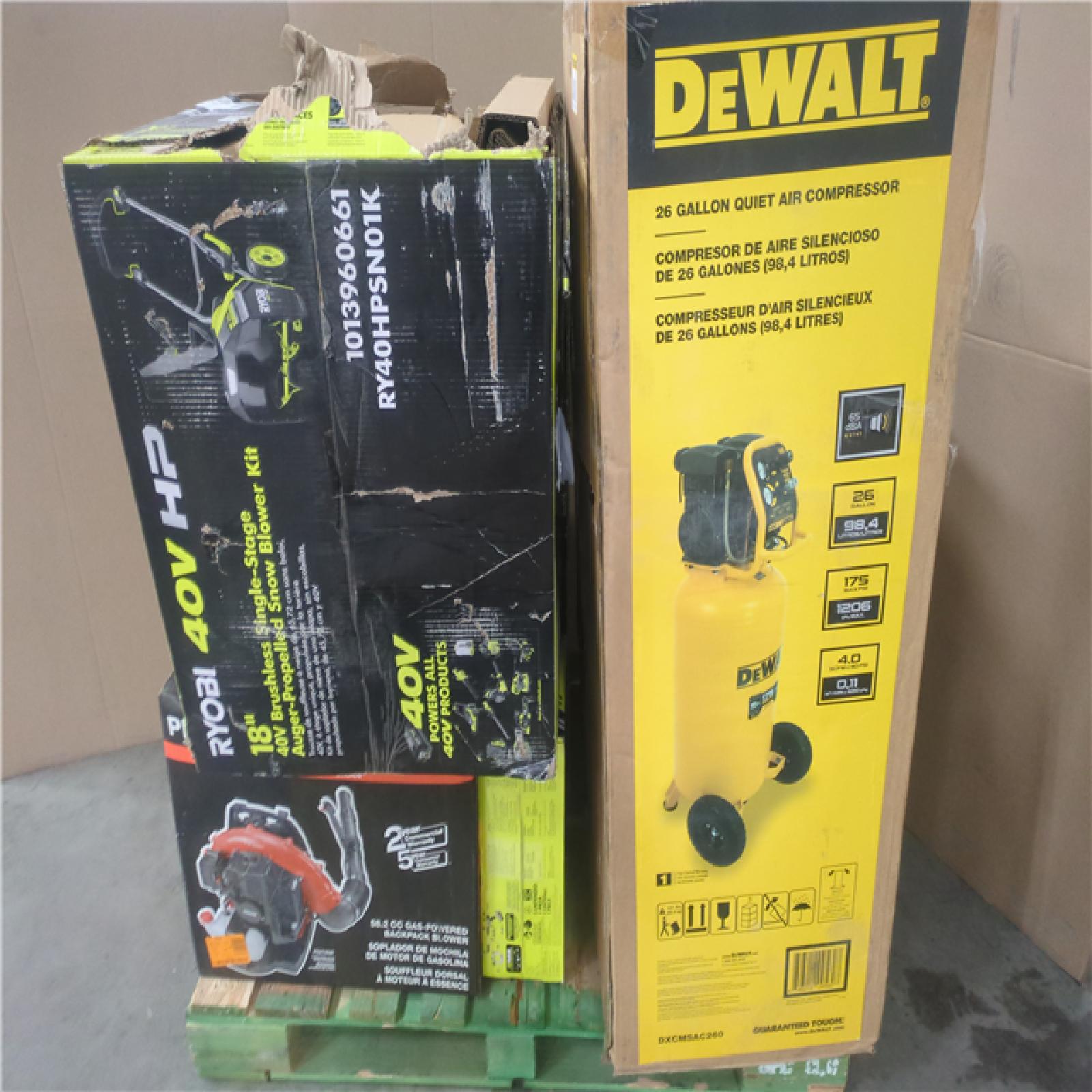 CALIFORNIA AS-IS OUTDOOR POWER EQUIPMENT