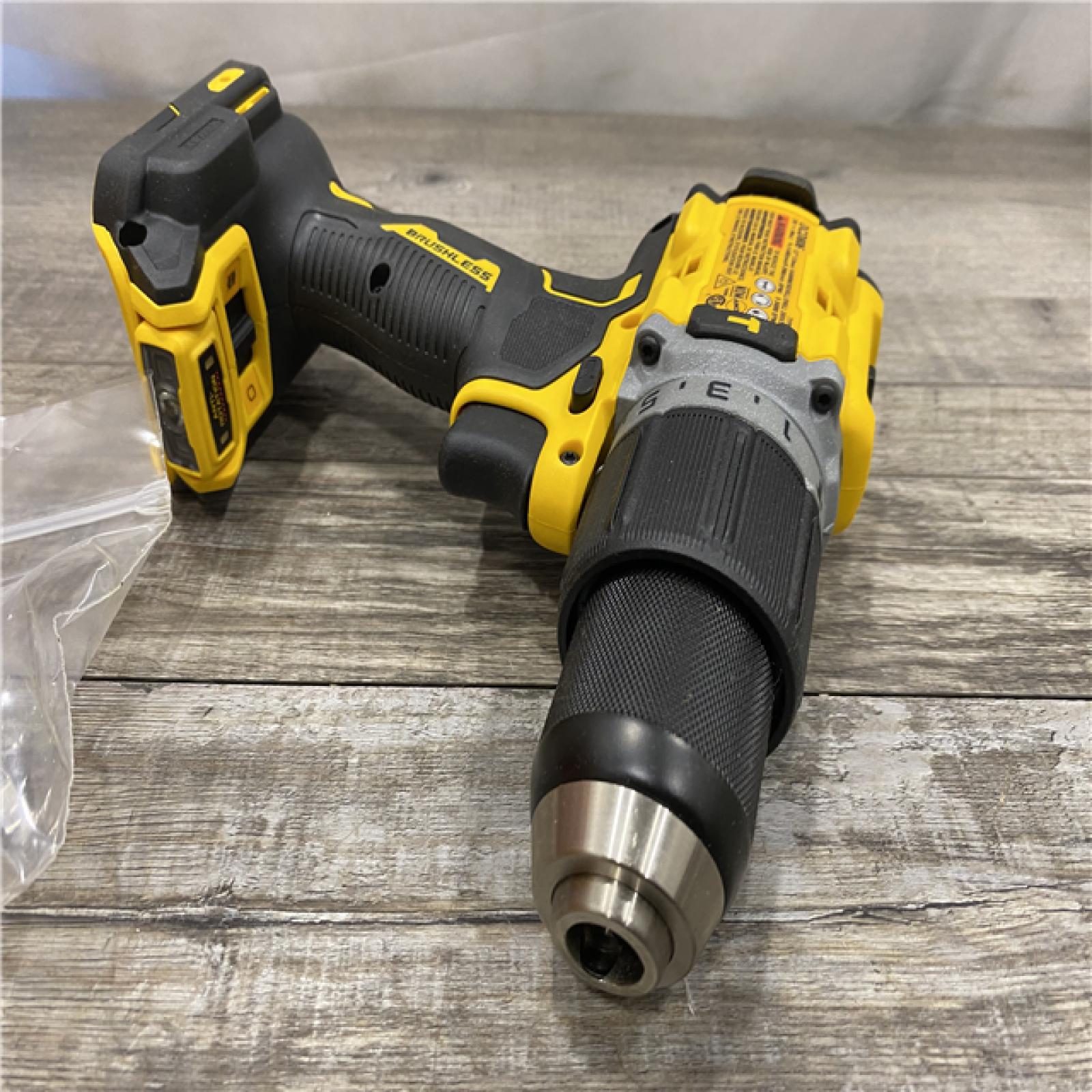 AS-IS DEWALT 20V XR Brushless Cordless 1/2 in. Hammer Drill (Tool-Only)