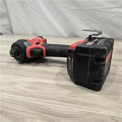 AS-IS MILWAUKEE FUEL 18V Lithium-Ion Brushless Cordless Hammer Drill and Impact Driver Combo Kit (2-Tool) with 2 Batteries