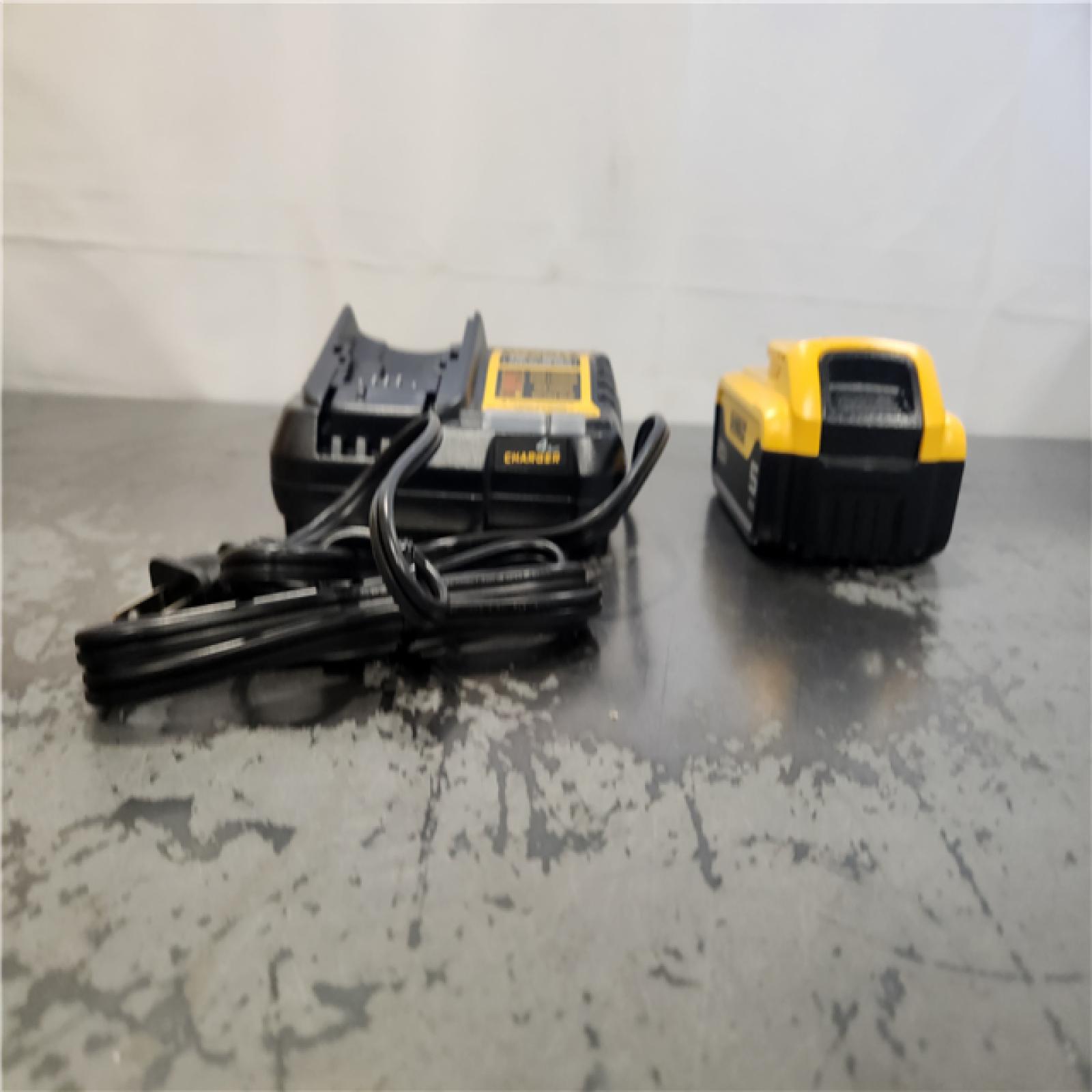AS-IS- DEWALT 20-Volt Maximum XR 5.0 Ah Battery Pack and Charger Kit