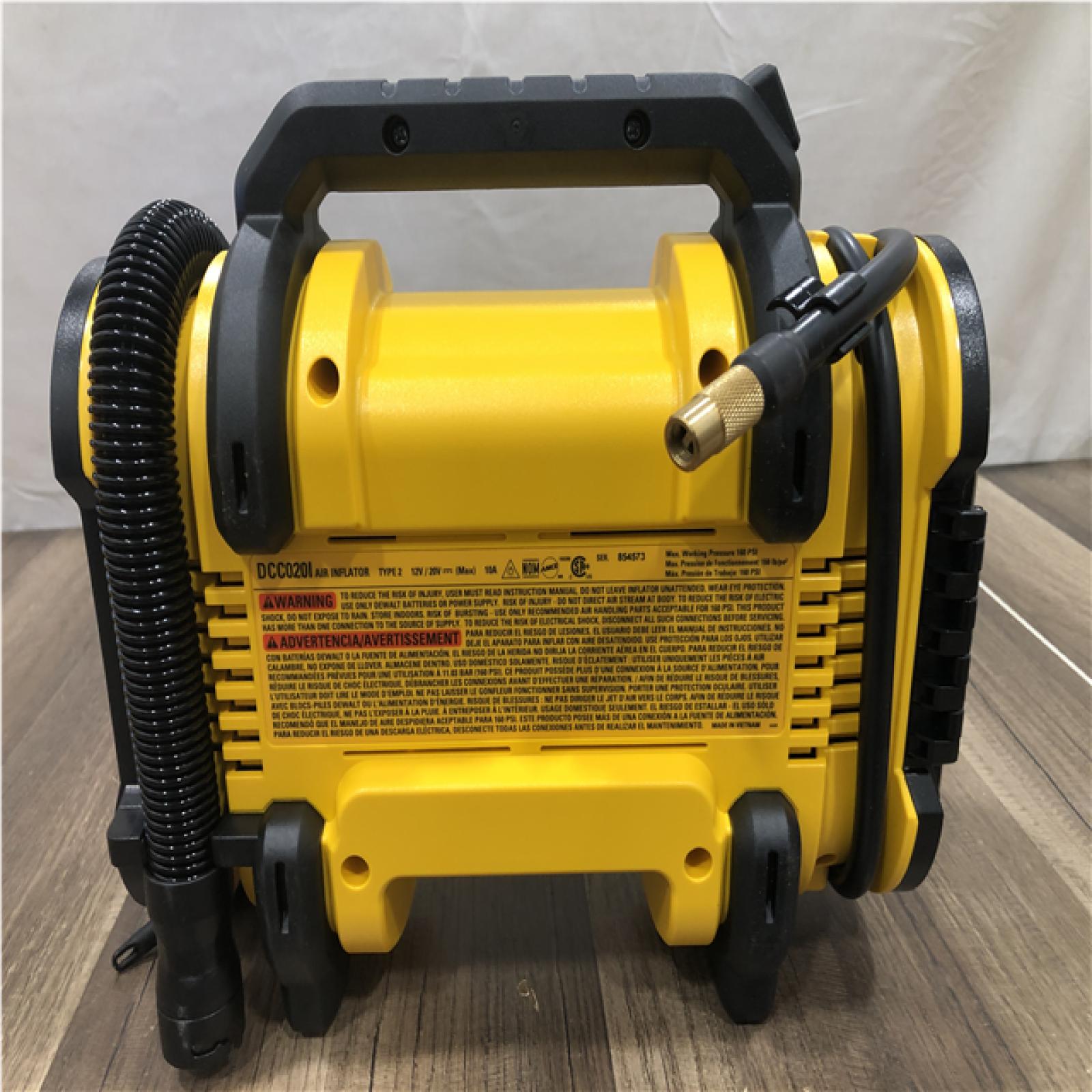 AS-IS DEWALT 20V MAX Cordless Electric Portable Inflator (Tool Only)
