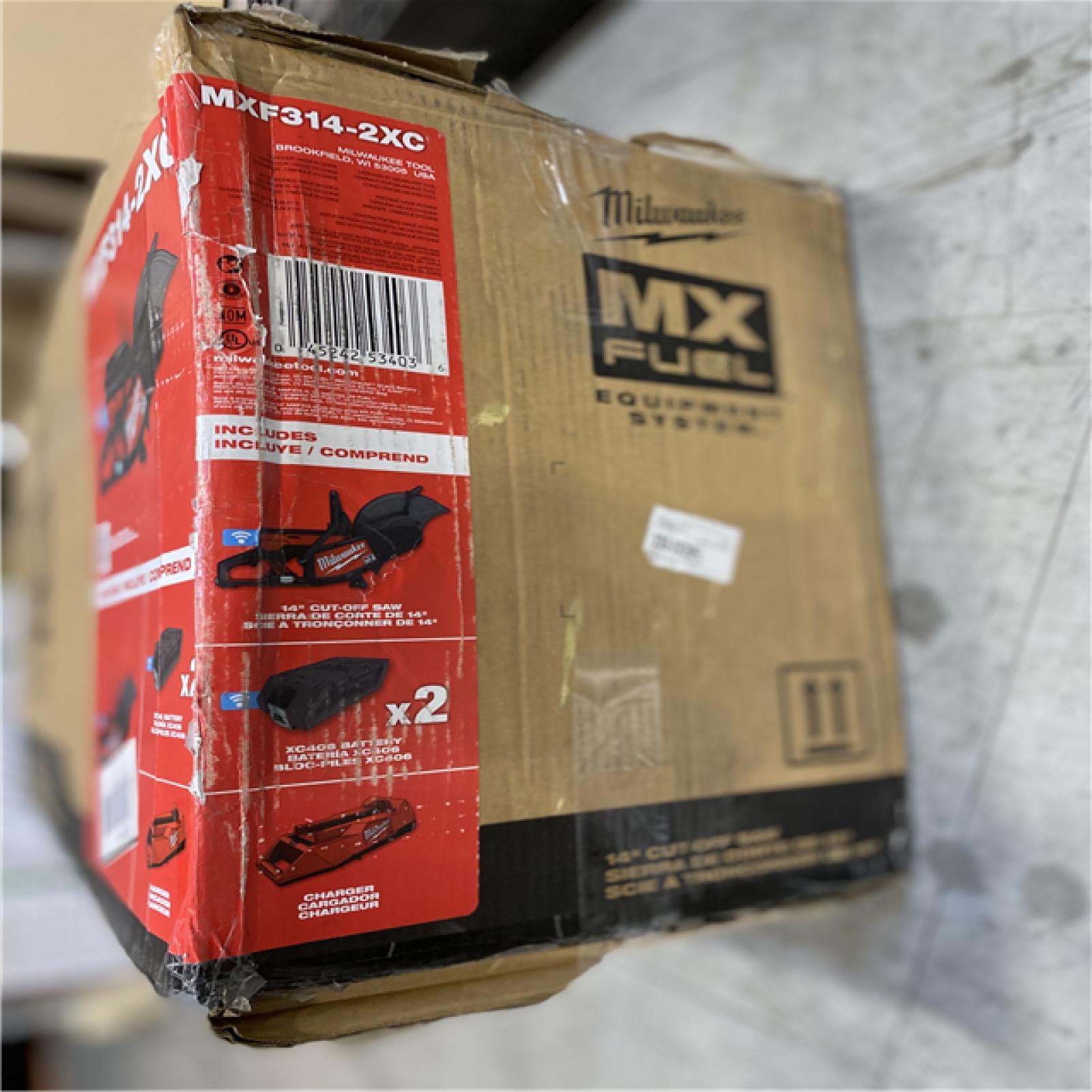 DALLAS LOCATION - Milwaukee MX FUEL Lithium-Ion Cordless 14 in. Cut Off Saw Kit with (2) Batteries and Charger