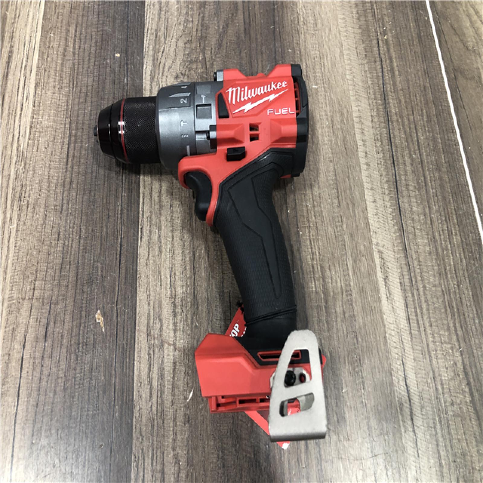 AS-IS Milwaukee  FUEL 18V Lithium-Ion Brushless Cordless 1/2 in. Hammer Drill/Driver (Tool-Only)