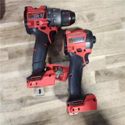 HOUSTON LOCATION - AS-IS (APPEARS LIKE NEW) MILWAUKEE M18 FUEL 18V Lithium-Ion Brushless Cordless Hammer Drill and Impact Driver Combo Kit (2-Tool) with 2 Batteries
