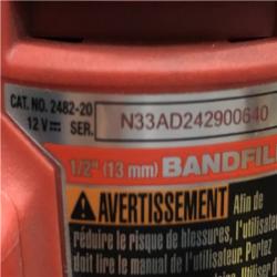 AS-IS Milwaukee  FUEL 12V Lithium-Ion Brushless Cordless 1/2 in. x 18 in. Bandfile (Tool-Only)