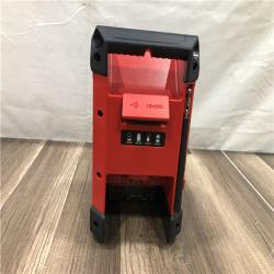 AS-IS Milwaukee 12-Volt Lithium-Ion Cordless Bluetooth/AM/FM Jobsite Radio with Charger