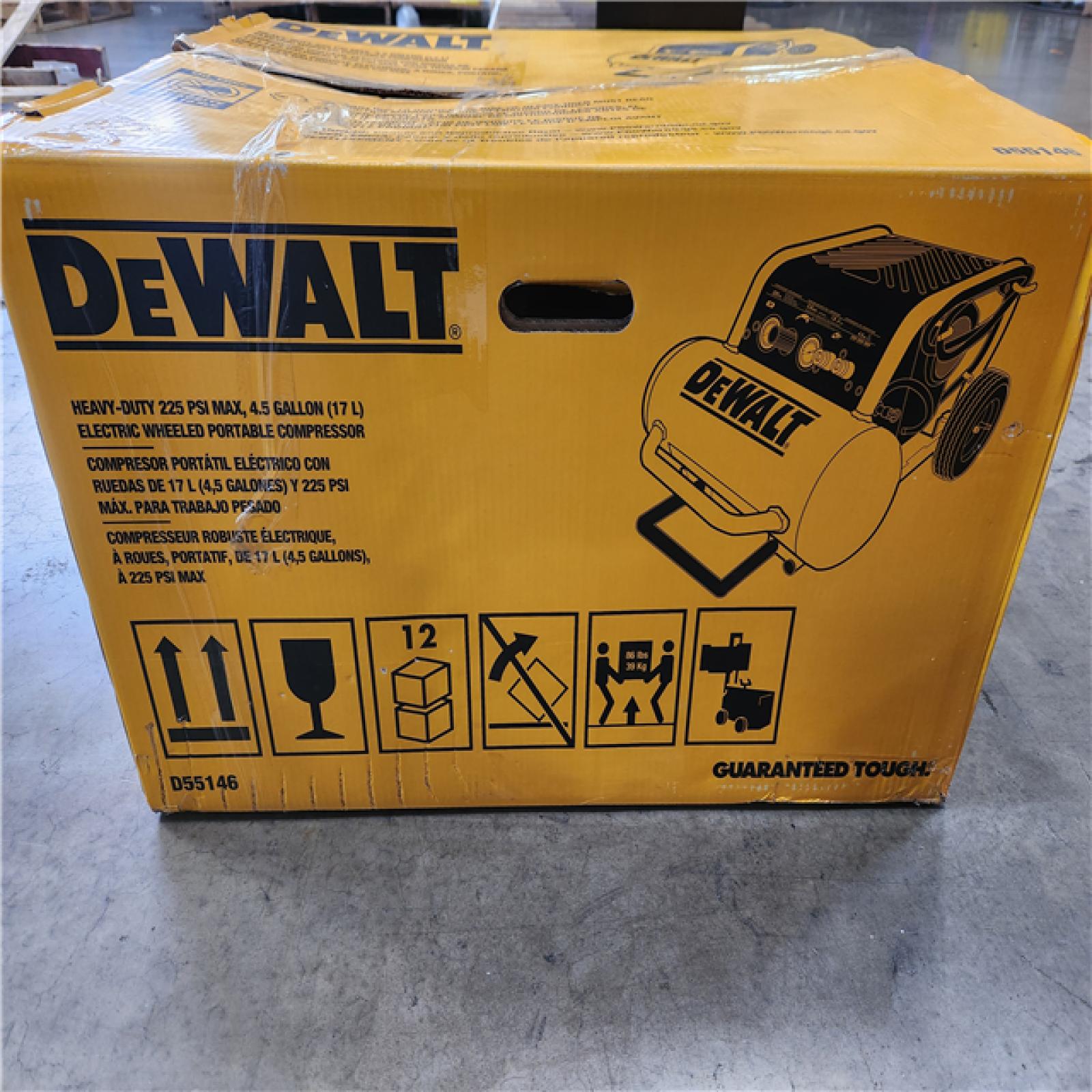 Phoenix LIKE NEW DEWALT 4.5 Gal. Portable Electric Air Compressor 225 PSI