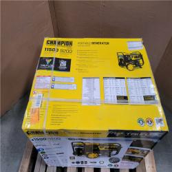 CALIFORNIA AS-IS NEW CHAMPION 11 500/9 200-WATT ELECTRIC START TRIFUEL PROPANE GENERATOR