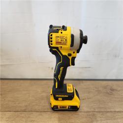 AS-IS- DEWALT ATOMIC 20V MAX* Brushless Cordless Compact 1/4 in. Impact Driver Kit