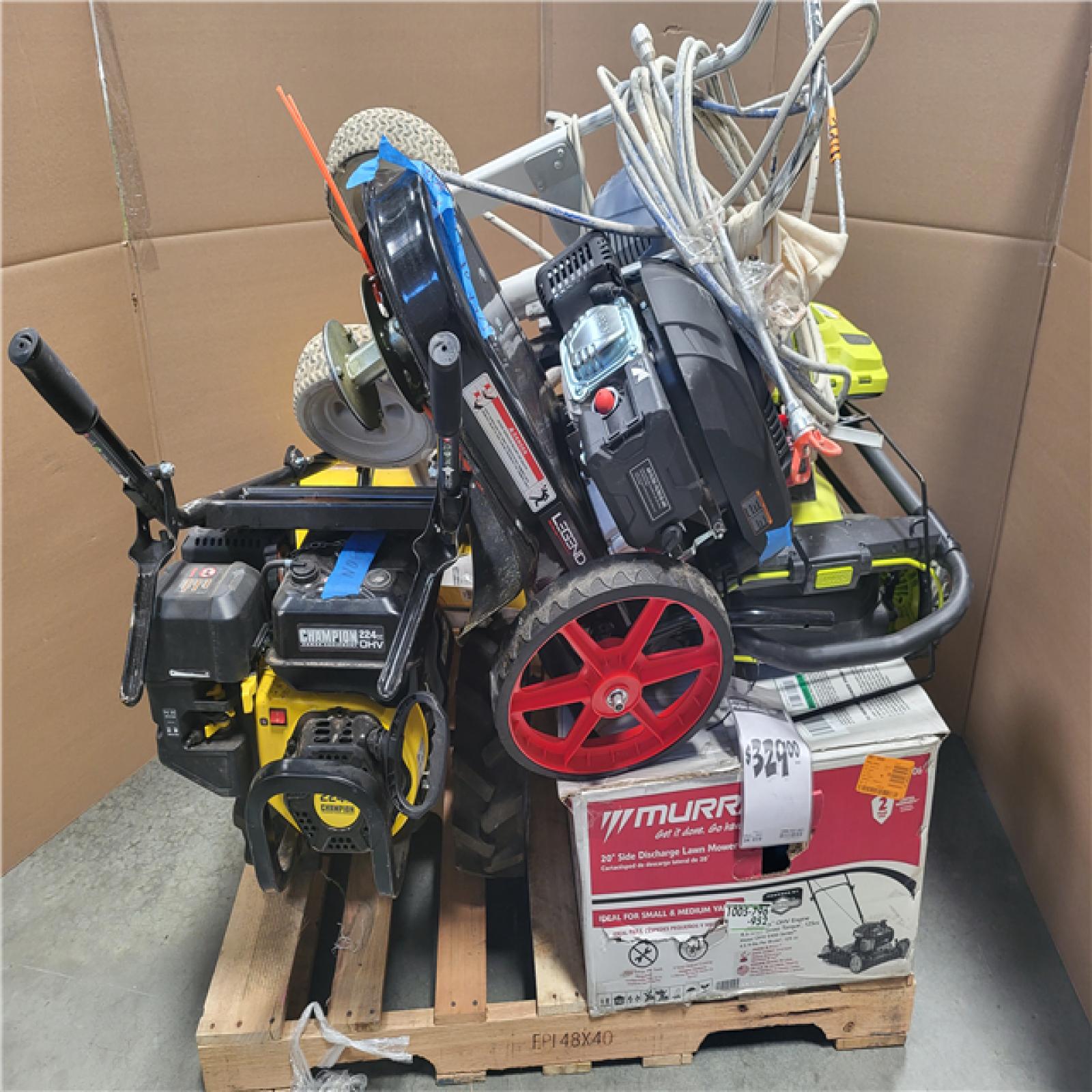 CALIFORNIA AS-IS OUTDOOR POWER EQUIPMENT