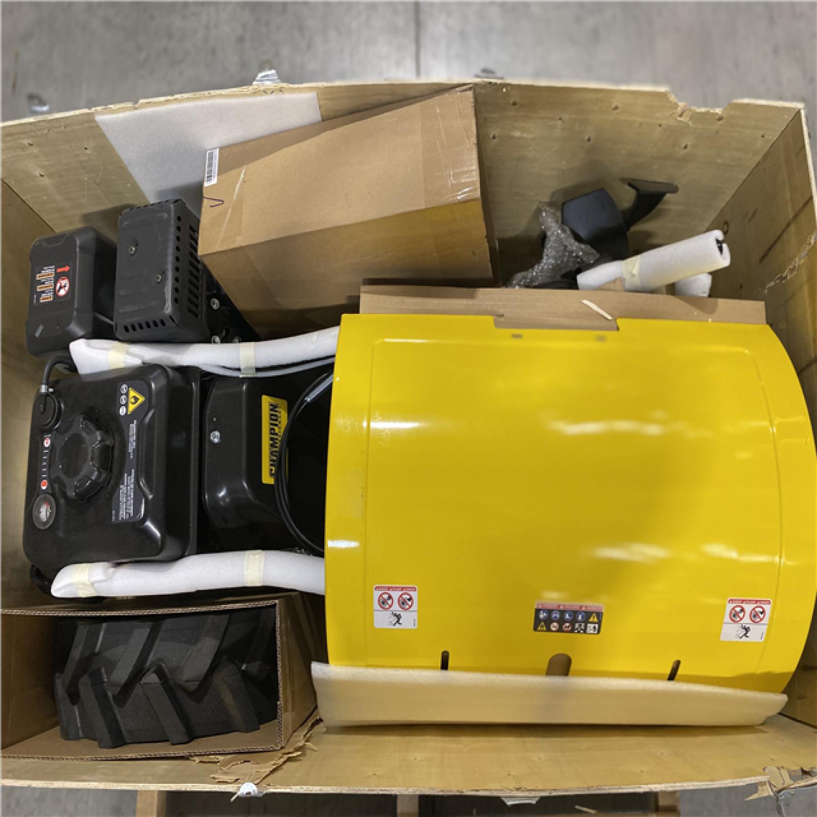 DALLAS LOCATION- LIKE NEW! Champion Power Equipment 22 in. Counter Rotating Gas Rear Tine Tiller with Self-Propelled Agricultural Tires