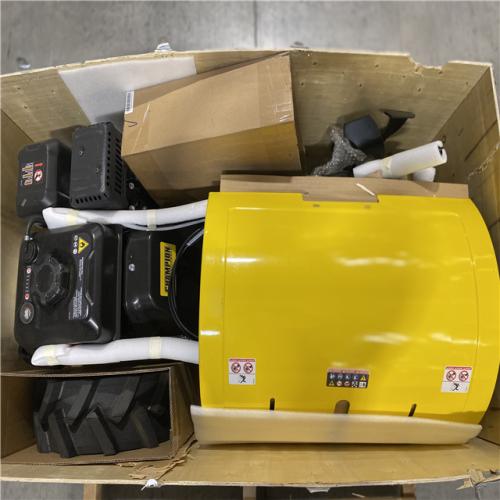 DALLAS LOCATION- LIKE NEW! Champion Power Equipment 22 in. Counter Rotating Gas Rear Tine Tiller with Self-Propelled Agricultural Tires