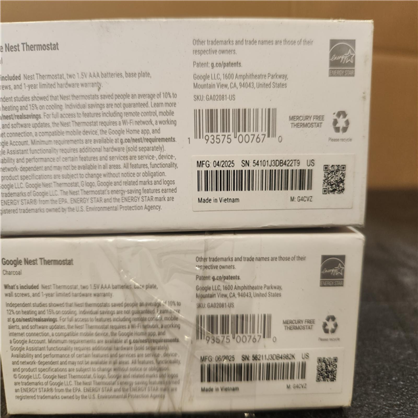 Phoenix Google Nest Thermostat - Smart Programmable Wi-Fi Thermostat (2-Pack)
